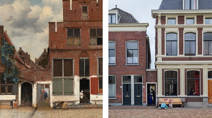 Βρήκαν την τοποθεσία από πίνακα του Vermeer 350 χρόνια μετά, στο Άμστερνταμ [φωτο]